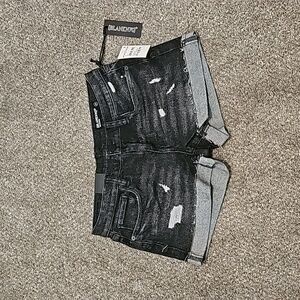Blank NYC The Fulton Shorts Size 24 Black